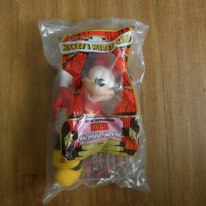 1990s McDonald's Australia "Mickey's Merry Band - Minnie Mouse Plush Figure"